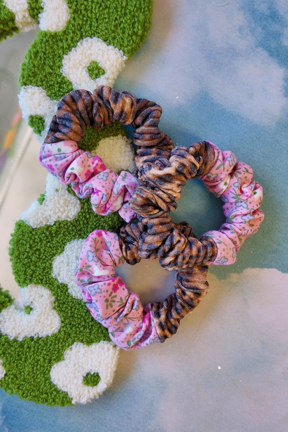 Cheetah Floral  • Allure Scrunchies