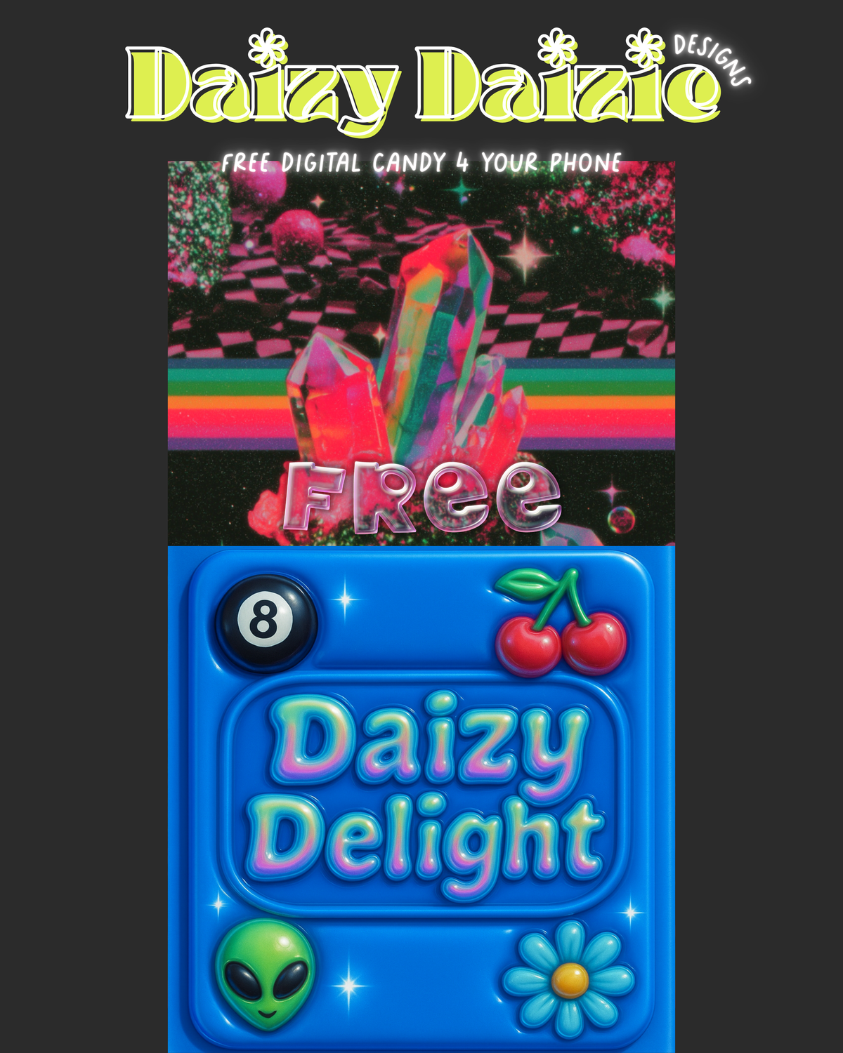 Retro Crystals Digital Candy