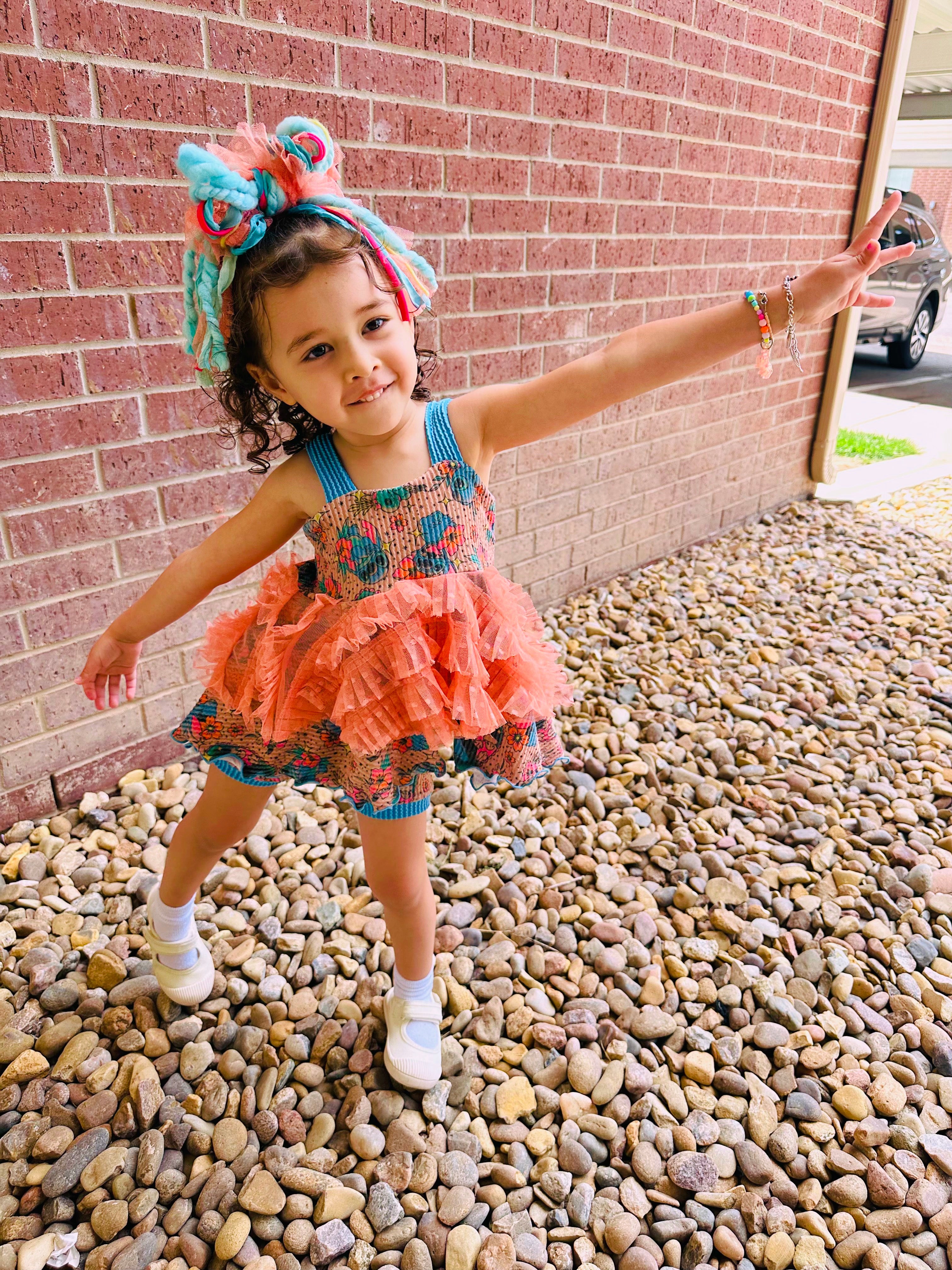 Ohana Anais Babydoll Dress & bummies - 3T