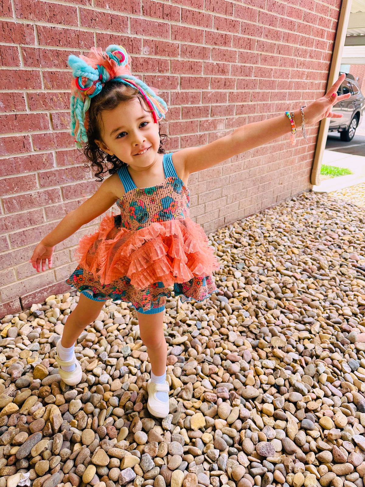 Ohana Anais Babydoll Dress & bummies - 3T