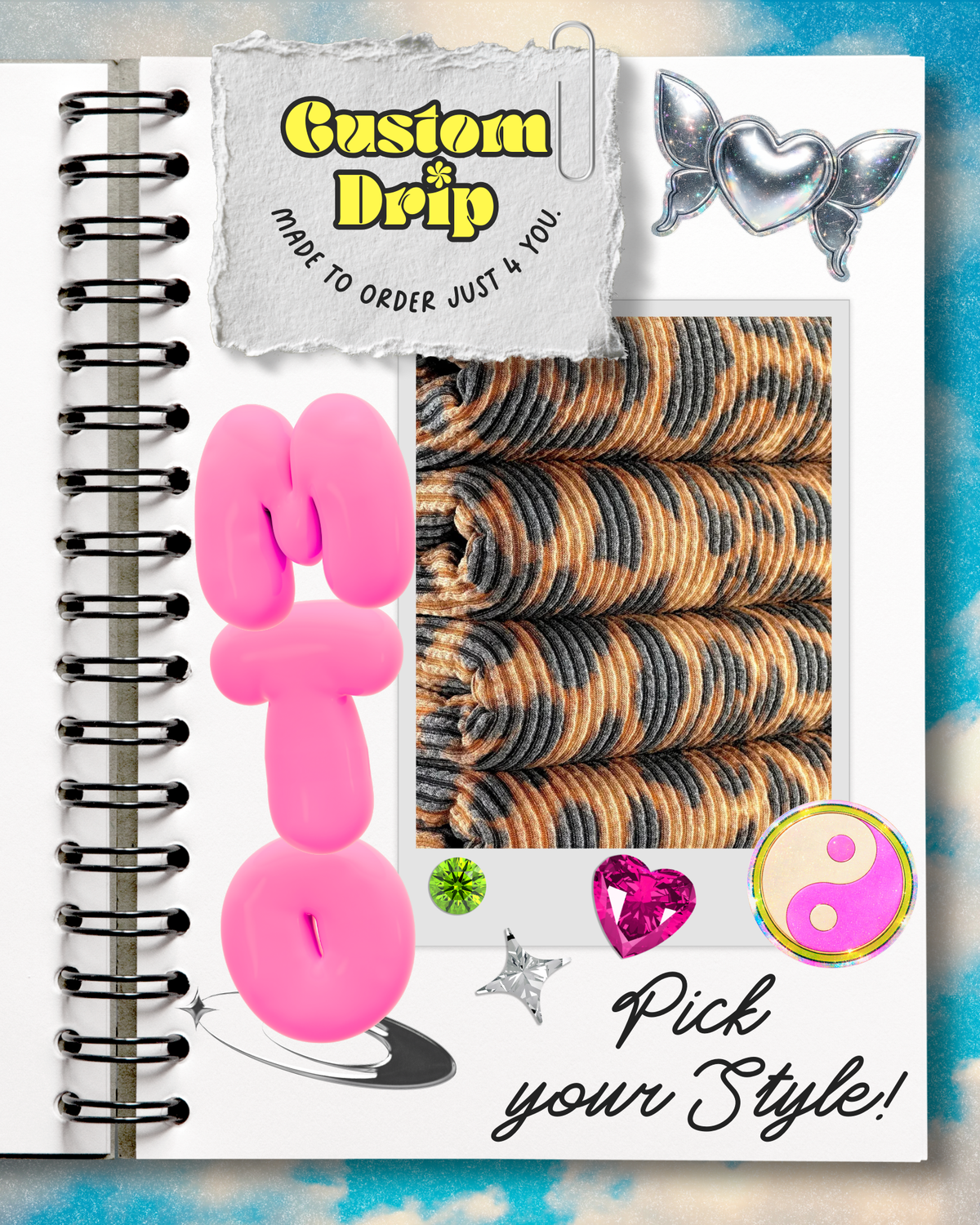 Custom Drip MTO: Cheetah Urban Rib