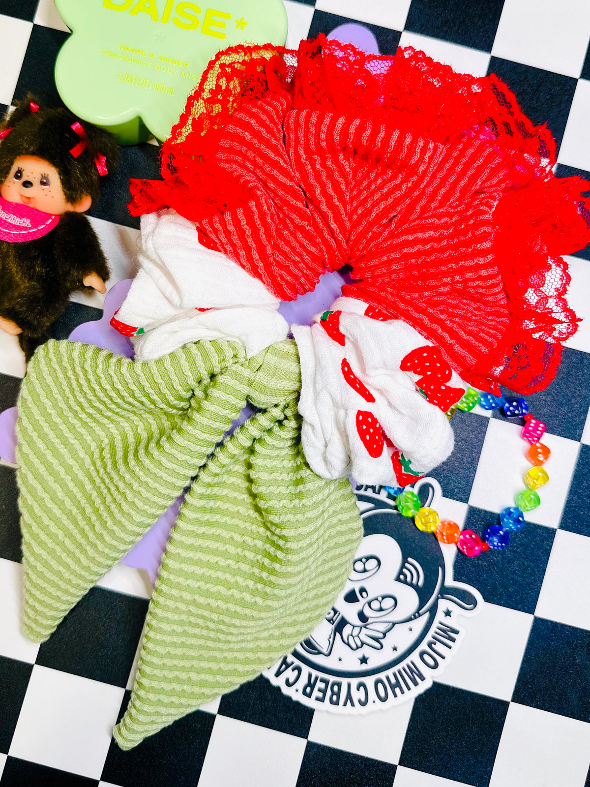 Strawberry Girlie • Allure Scrunchies