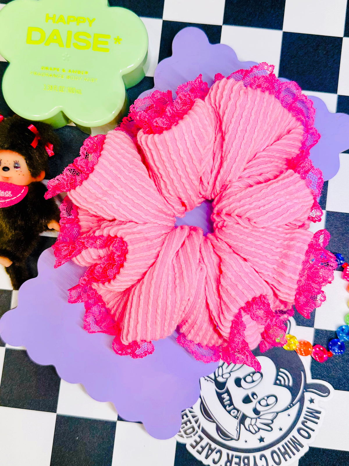 Bubble Gum Girlie • Allure Scrunchies