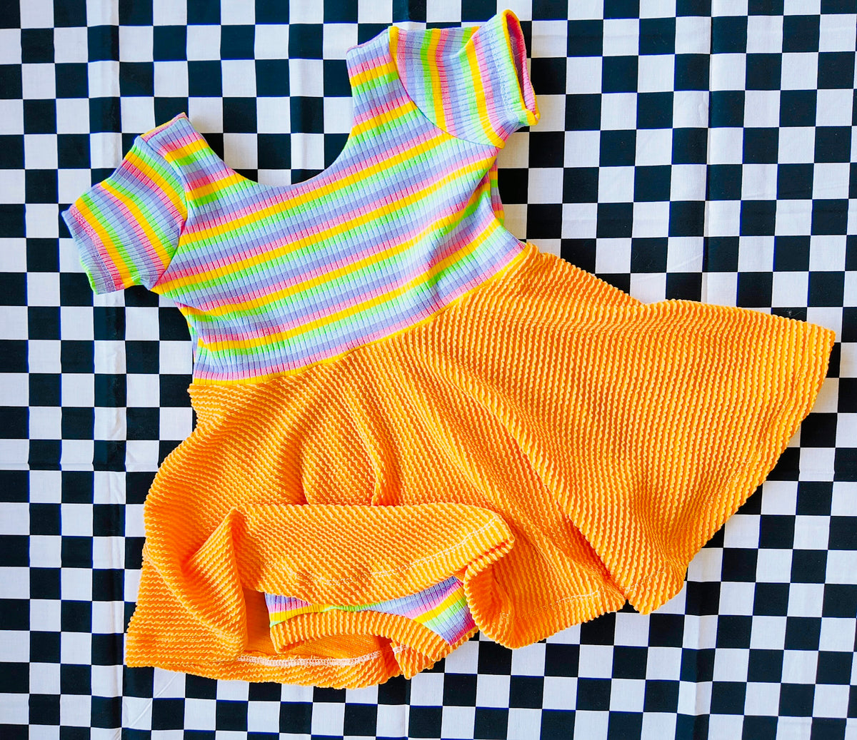 5T Short Sleeve Brielle Dress + Built in Shortie