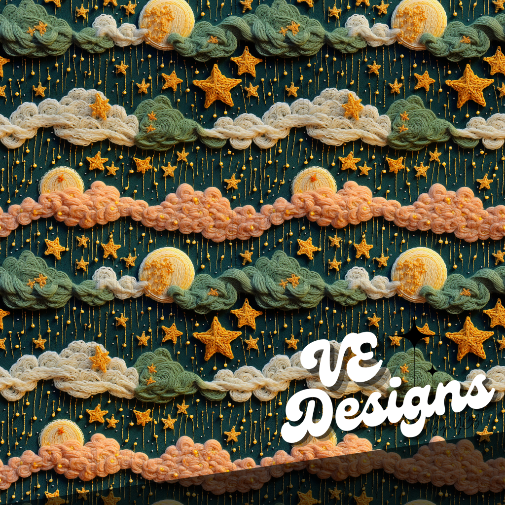 Celestial Emerald Skies