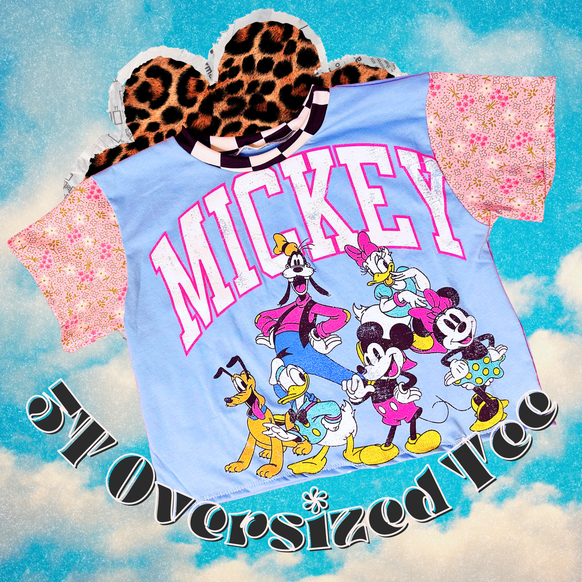 3T Oversized Upcycle Tee