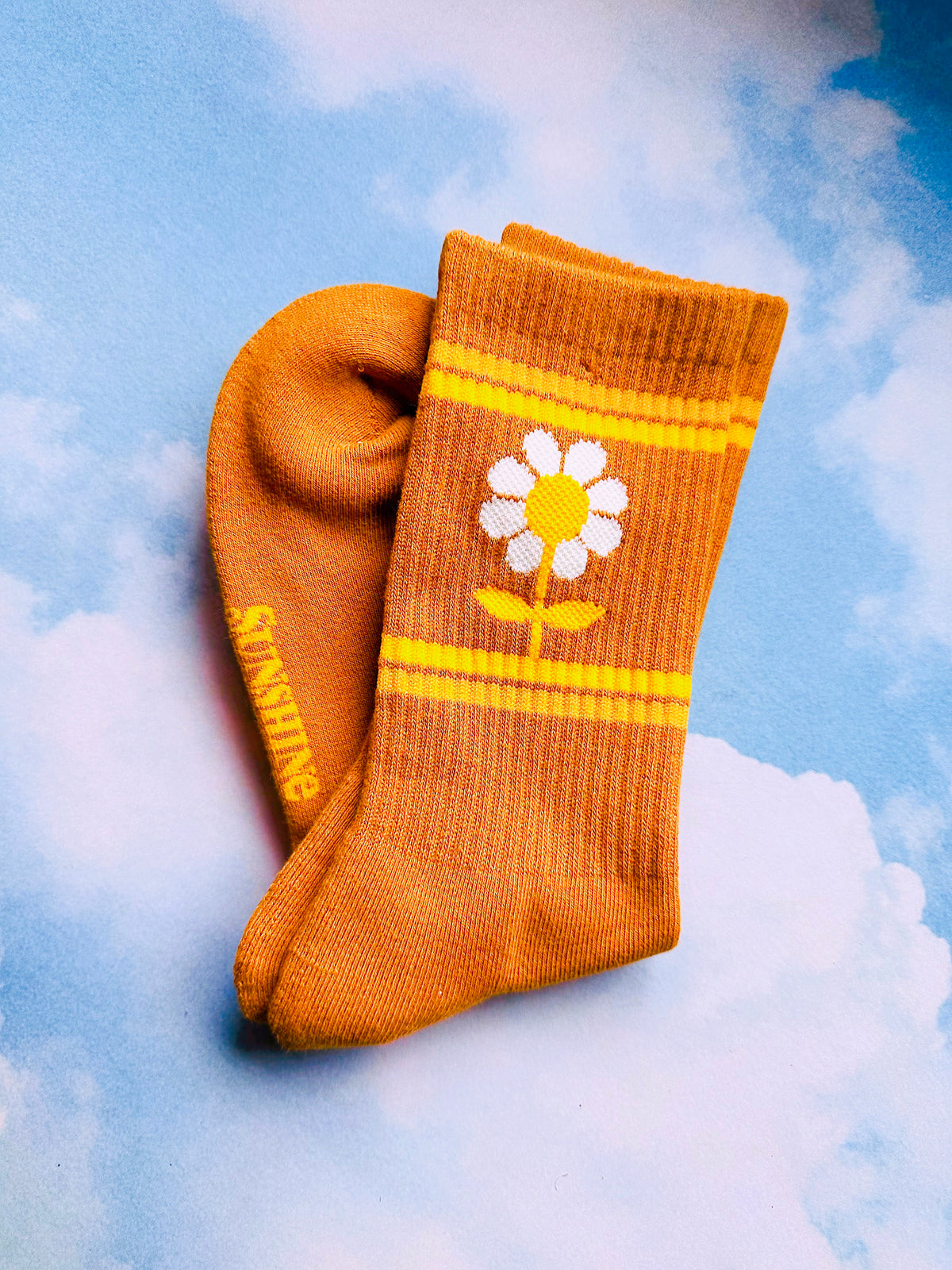 Retro Daizy Crew Socks