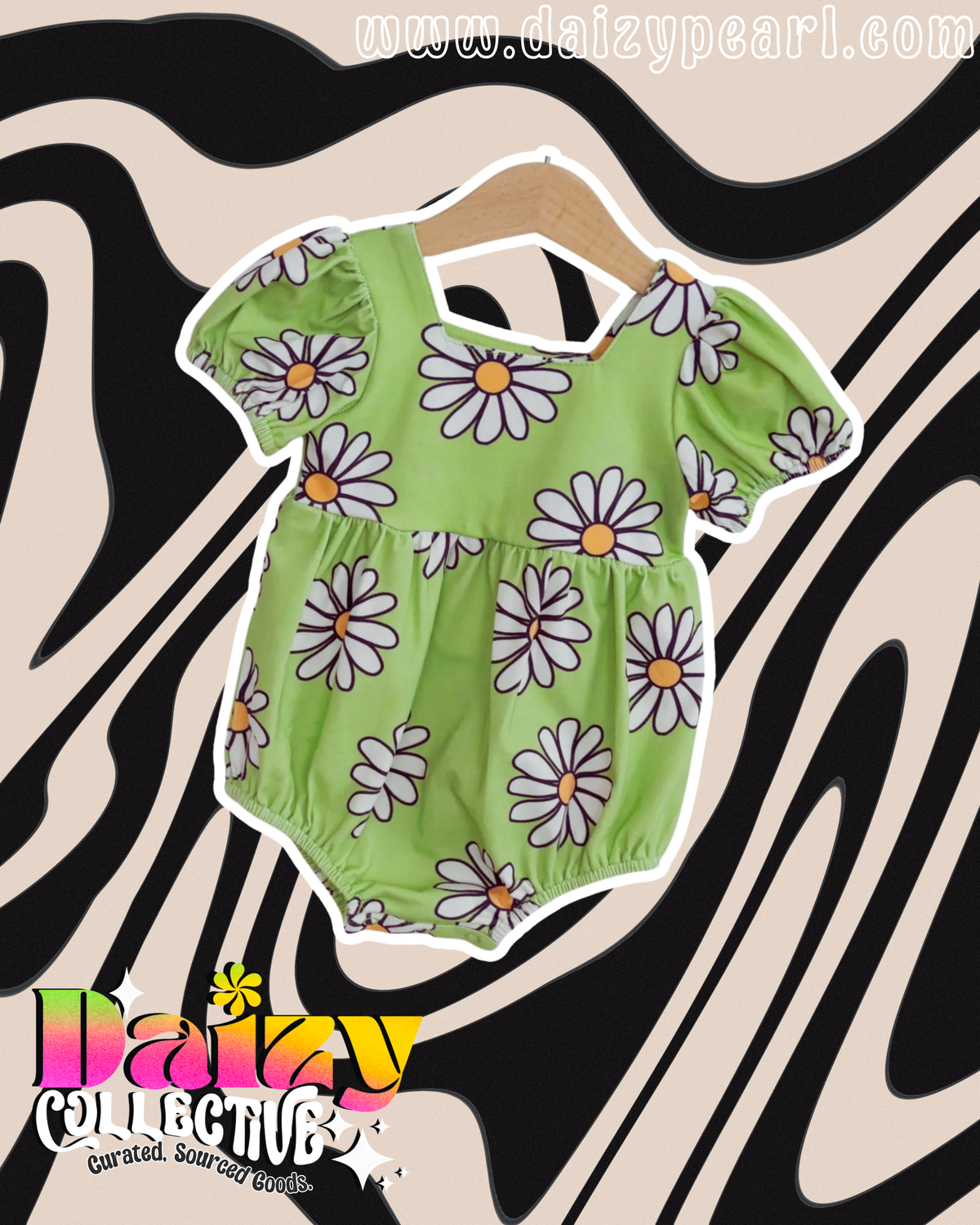 Daizy Puff Sleeve Romper