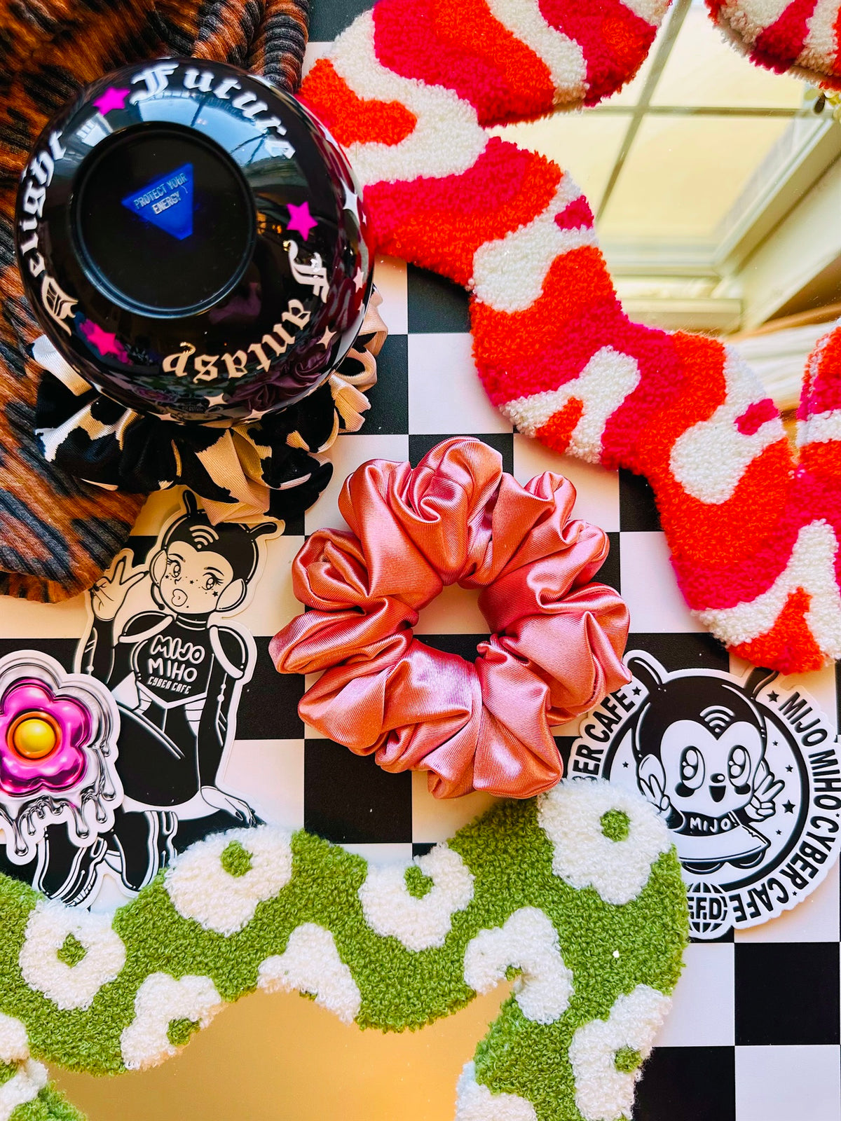 Pink Satin • Allure Scrunchie