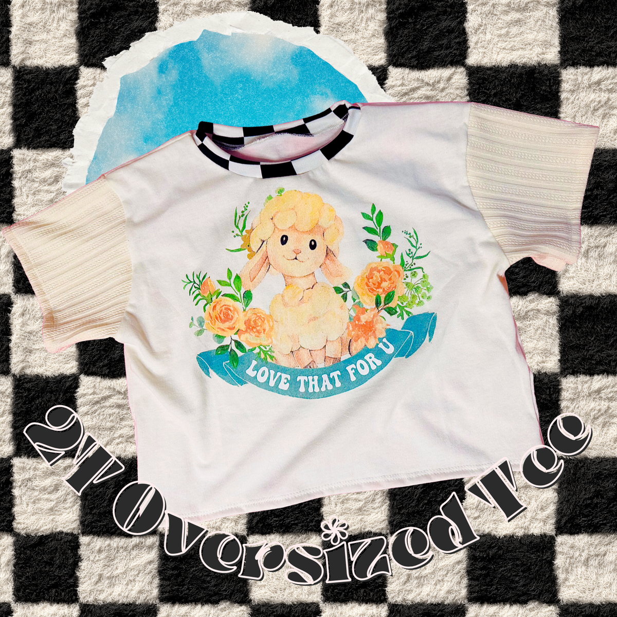2T Oversized Upcycle Tee