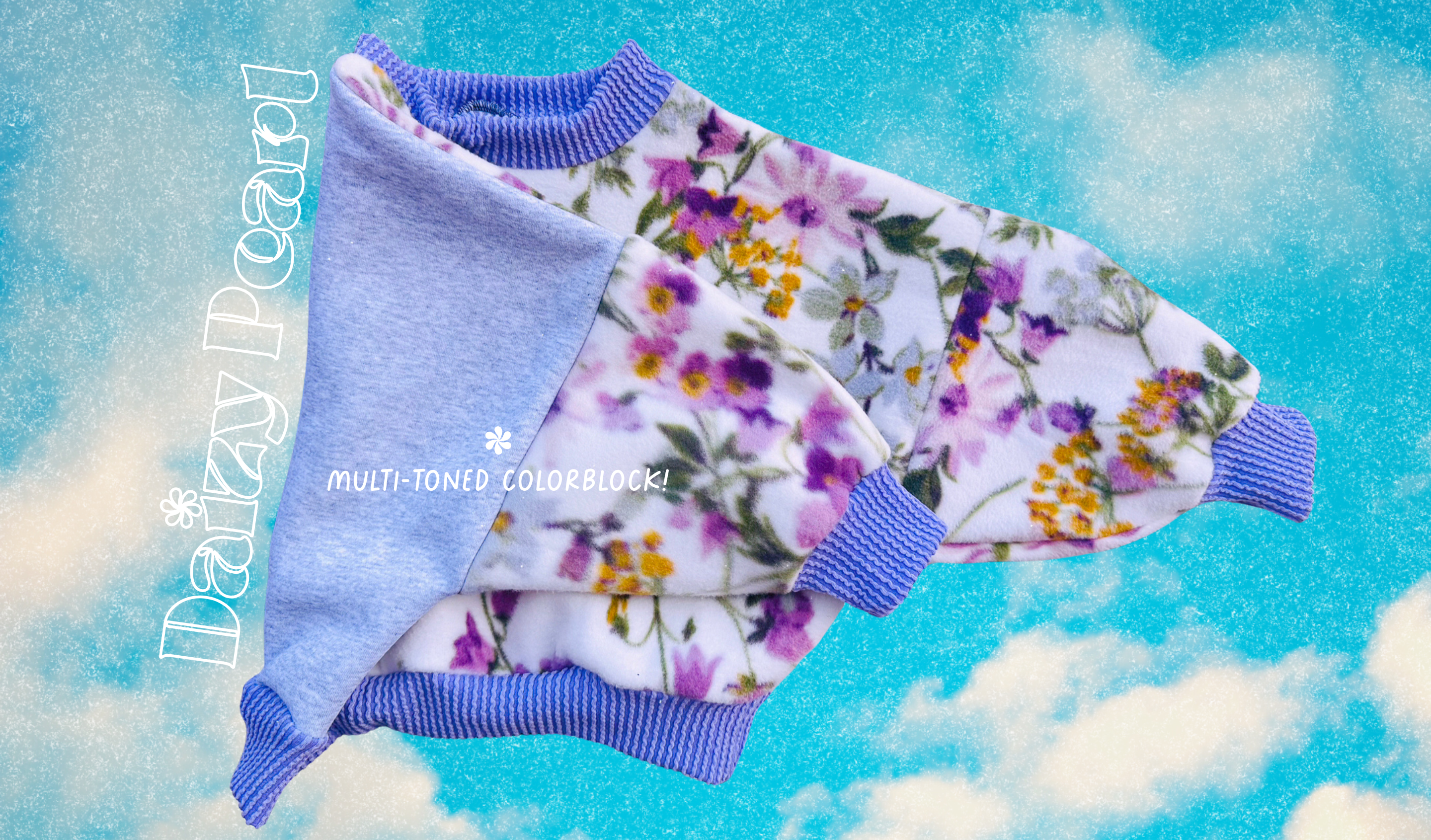 Lavender Florals Sk8ter Crew • 18M (up to 24M/2T recommended)