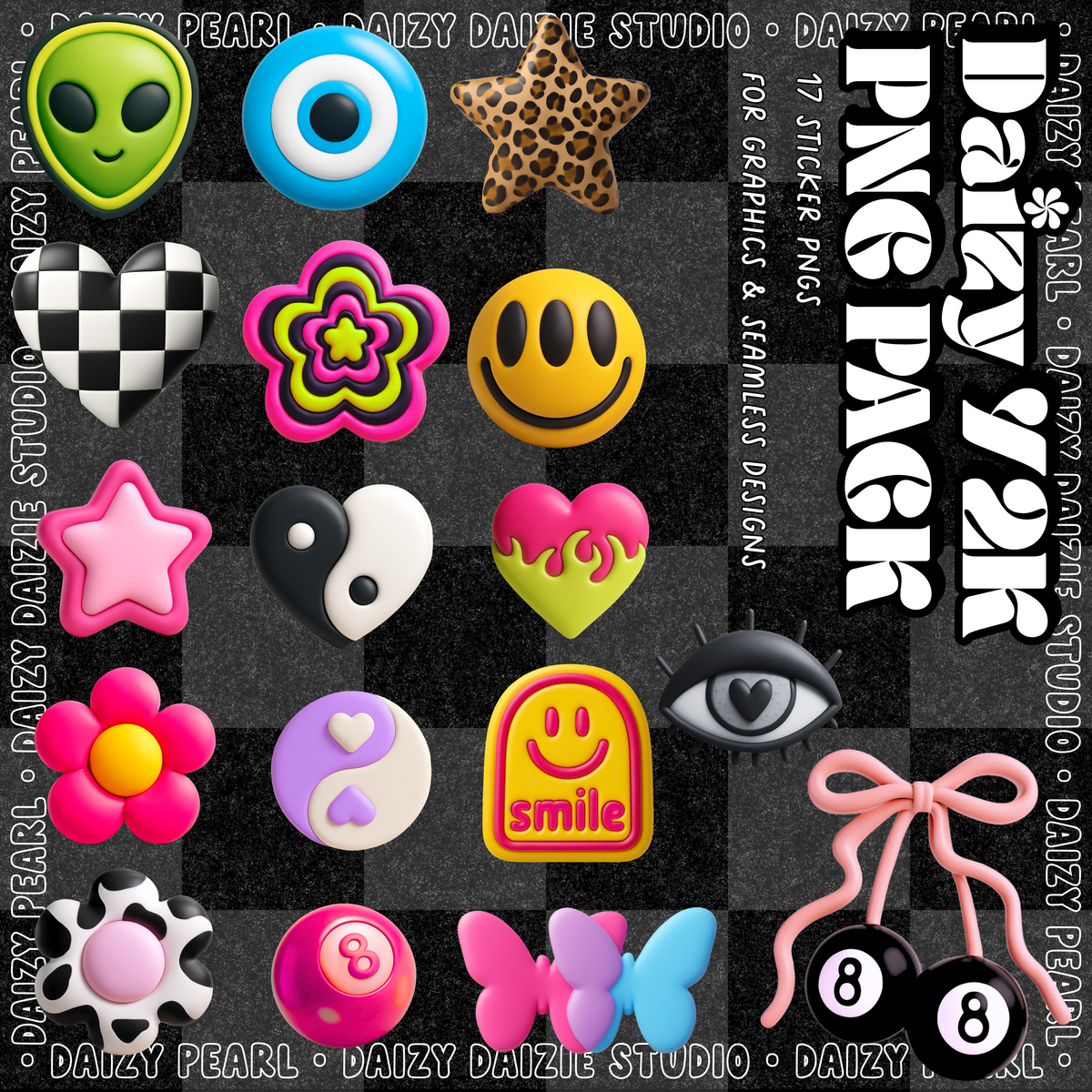 Daizy Y2K PNG Pack